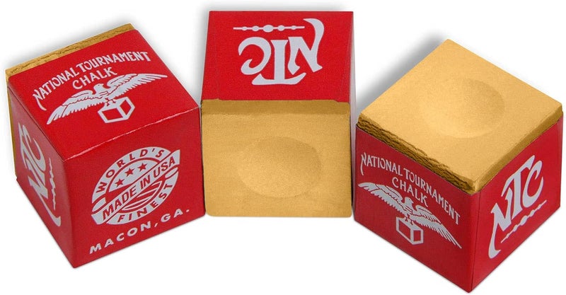 Silver Cup National Tournament Pool cue Billiard Premium Chalk - ONE Dozen - Image 3